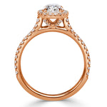 1.47ct Oval Cut Diamond Engagement Ring