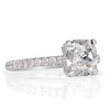1.70ct Old Mine Cut Diamond Engagement Ring