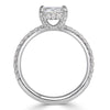 1.70ct Old Mine Cut Diamond Engagement Ring