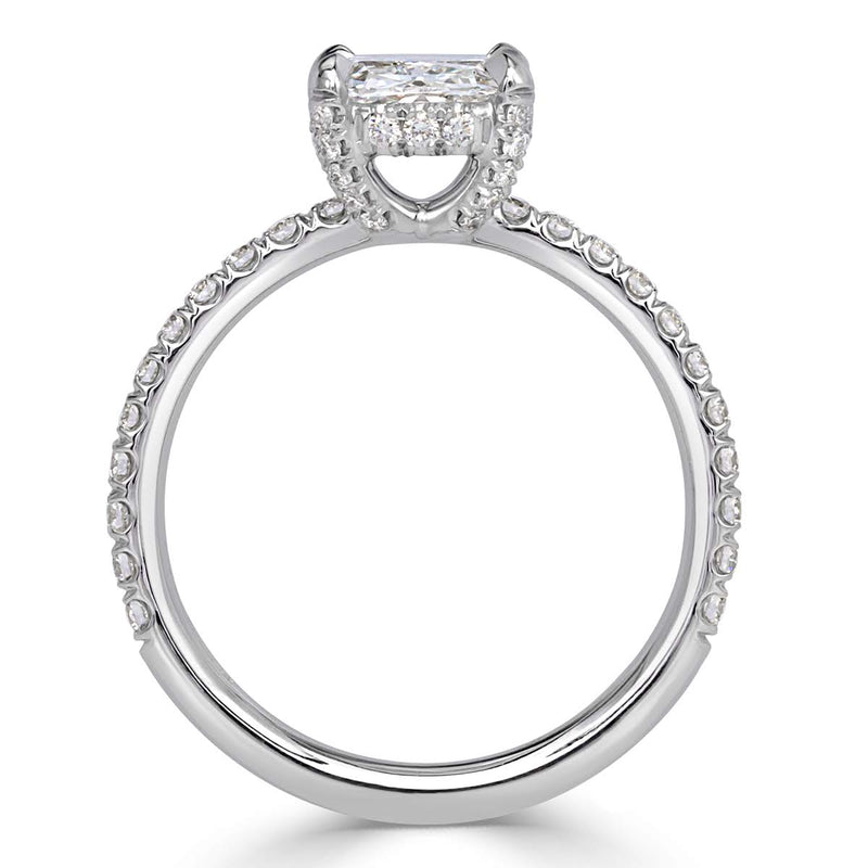 1.70ct Old Mine Cut Diamond Engagement Ring