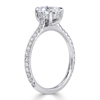 1.59ct Oval Cut Diamond Engagement Ring