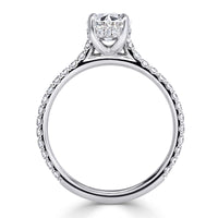 1.59ct Oval Cut Diamond Engagement Ring