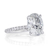 4.35ct Oval Cut Diamond Engagement Ring