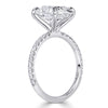 4.35ct Oval Cut Diamond Engagement Ring