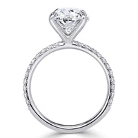 4.35ct Oval Cut Diamond Engagement Ring