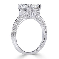 4.27ct Emerald Cut Diamond Engagement Ring