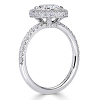 1.94ct Oval Cut Diamond Engagement Ring