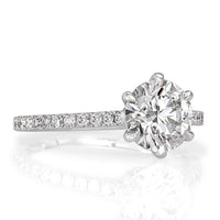 1.82ct Round Brilliant Cut Diamond Engagement Ring