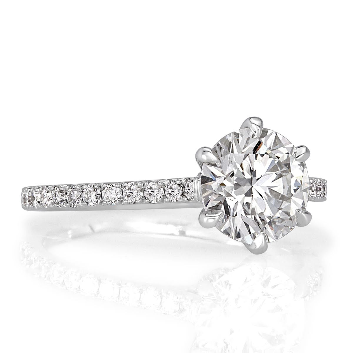1.82ct Round Brilliant Cut Diamond Engagement Ring