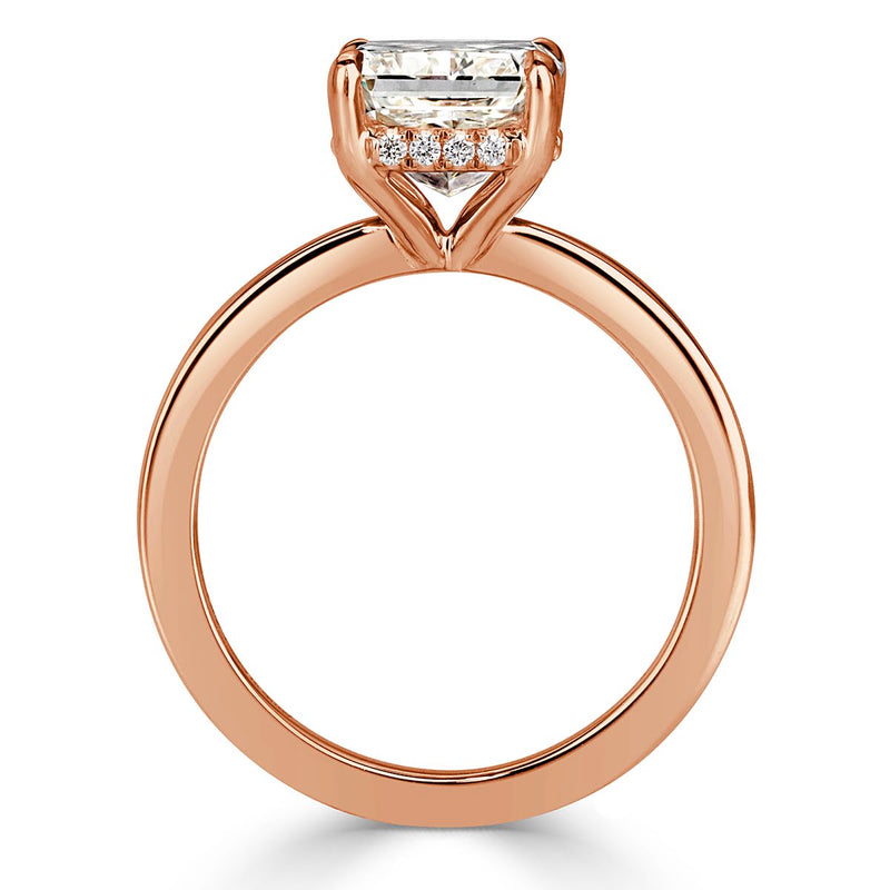 3.11ct Radiant Cut Diamond Engagement Ring