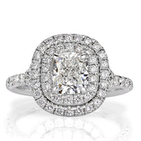 2.31ct Cushion Cut Diamond Engagement Ring