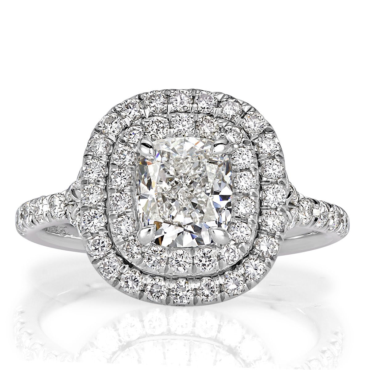 2.31ct Cushion Cut Diamond Engagement Ring