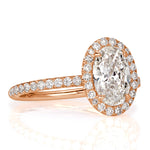 1.69ct Oval Cut Diamond Engagement Ring