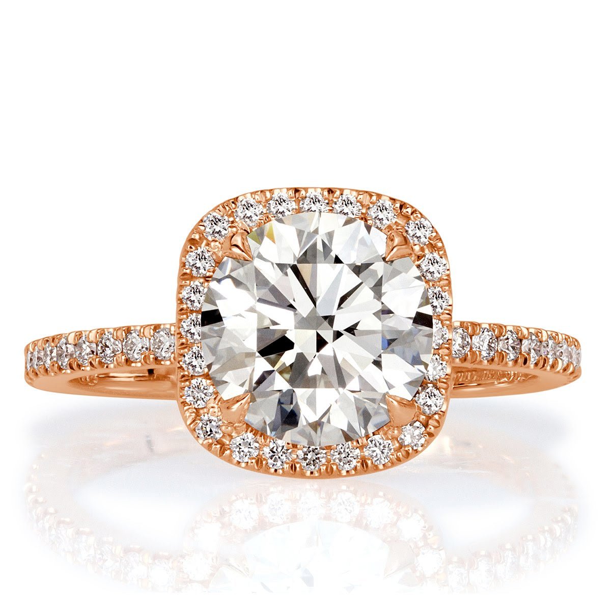 2.32ct Round Brilliant Cut Diamond Engagement Ring