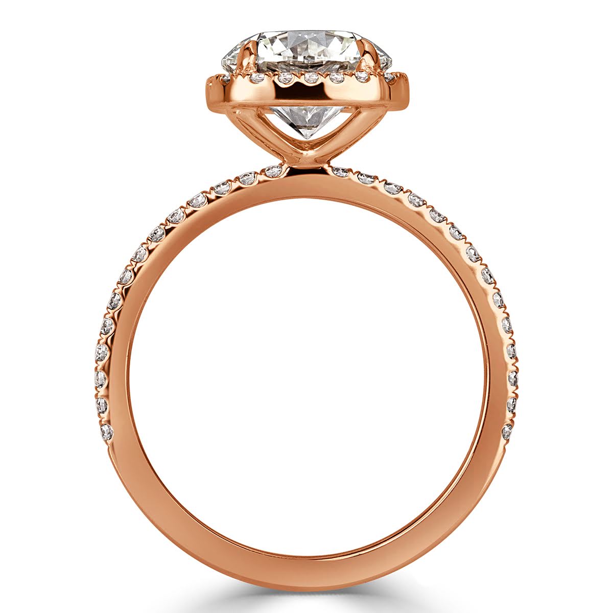 2.32ct Round Brilliant Cut Diamond Engagement Ring