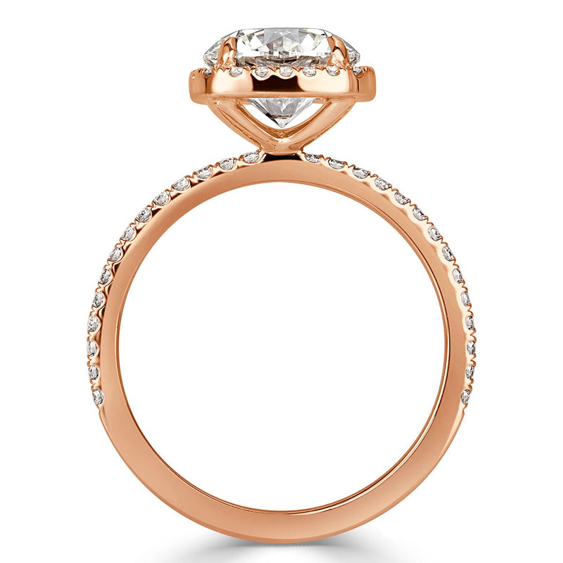 2.32ct Round Brilliant Cut Diamond Engagement Ring