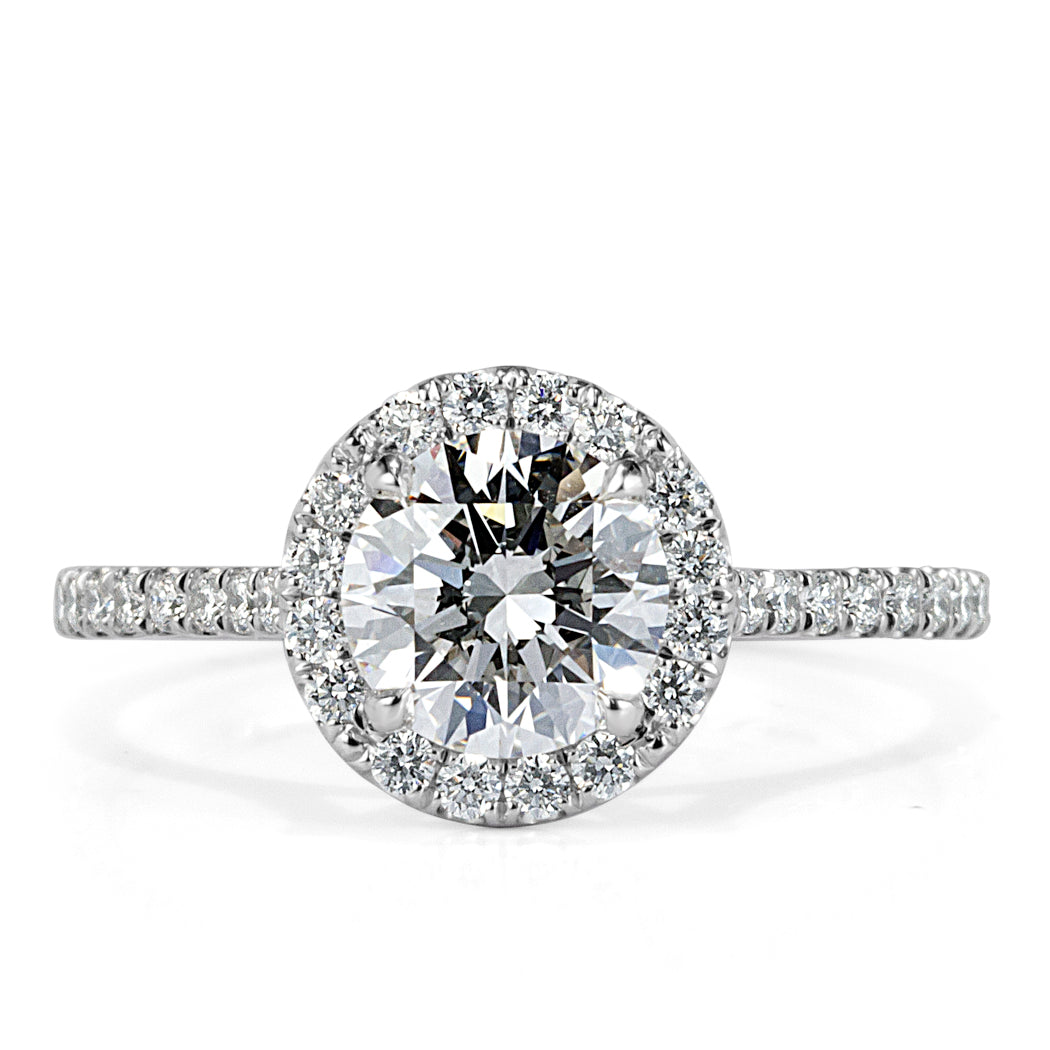 1.42ct Round Brilliant Cut Diamond Engagement Ring