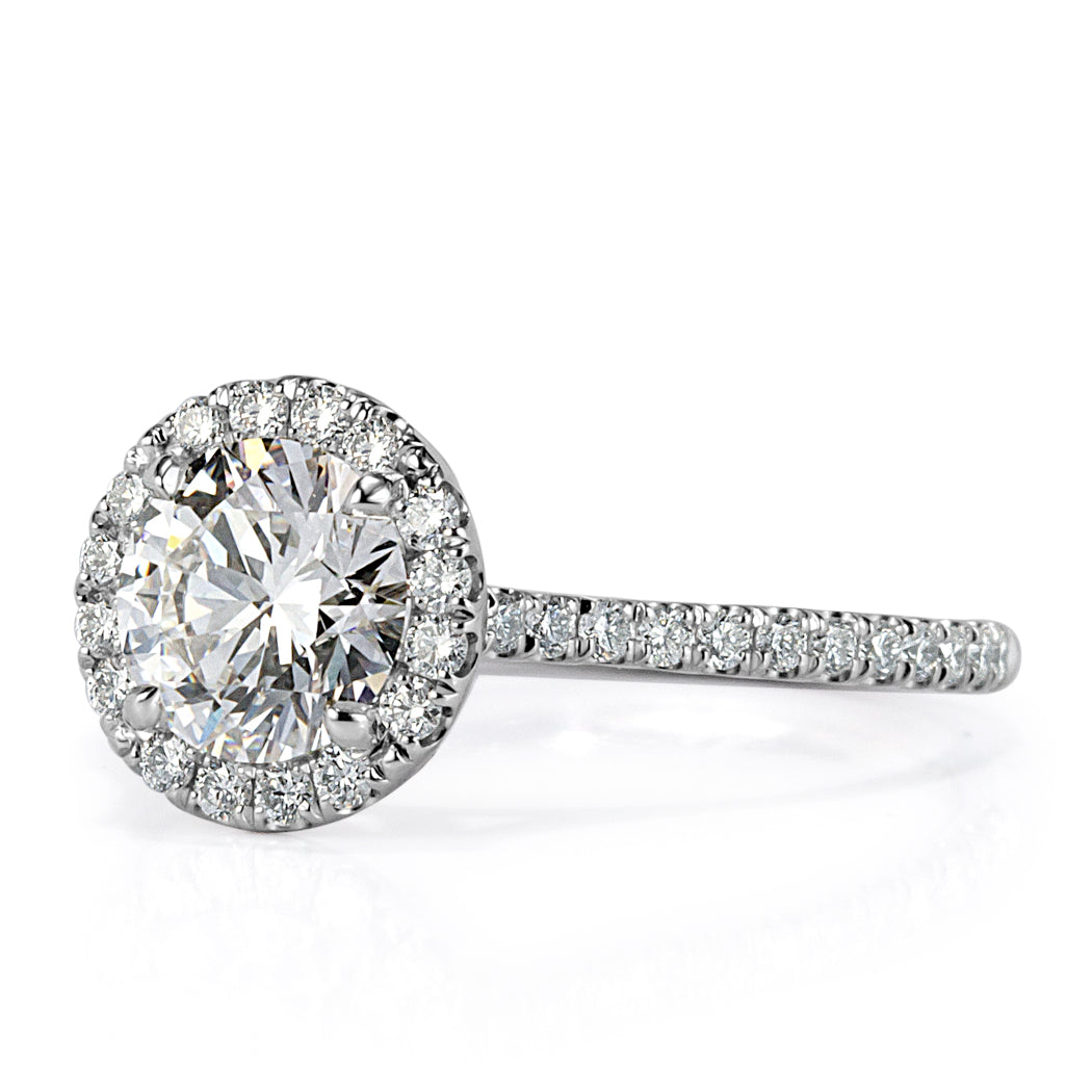 1.42ct Round Brilliant Cut Diamond Engagement Ring