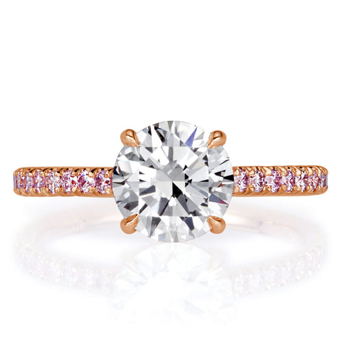1.84ct Round Brilliant Cut Diamond Engagement Ring