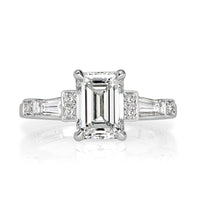 2.49ct Emerald Cut Diamond Engagement Ring