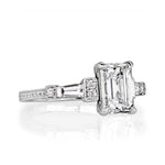 2.49ct Emerald Cut Diamond Engagement Ring