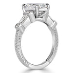 2.49ct Emerald Cut Diamond Engagement Ring