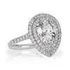 3.09ct Pear Shaped Diamond Engagement Ring