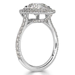 3.09ct Pear Shaped Diamond Engagement Ring