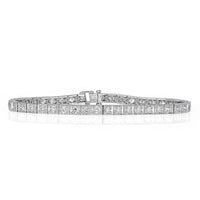 5.00ct Old European Cut Diamond Vintage Bracelet in Platinum
