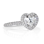 2.51ct Heart Shaped Diamond Engagement Ring