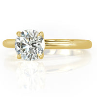 1.13ct Old European Cut Diamond Engagement Ring