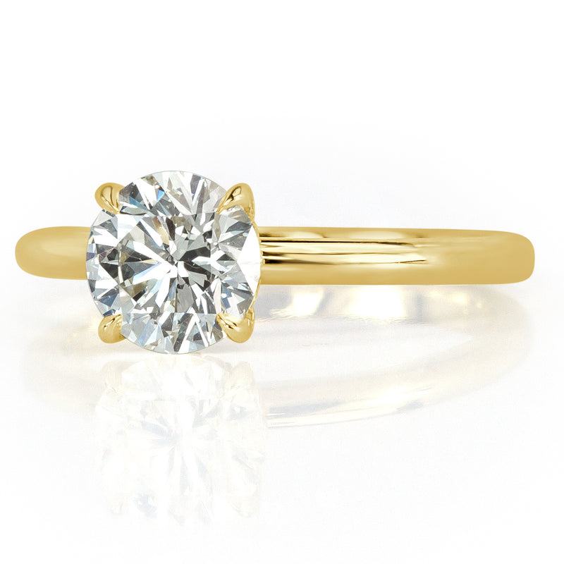 1.13ct Old European Cut Diamond Engagement Ring