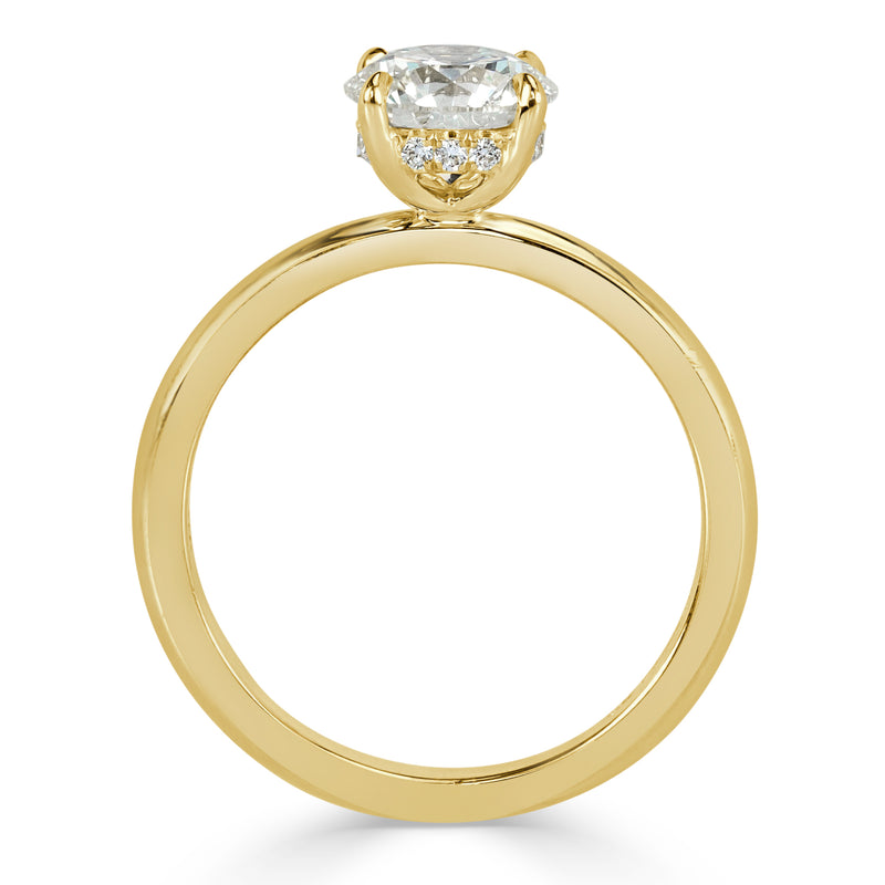 1.13ct Old European Cut Diamond Engagement Ring