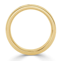 2.20ct Sapphire Men's Wedding Band in 18k Yellow Gold