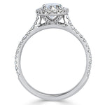 1.48ct Oval Cut Diamond Engagement Ring in Platinum