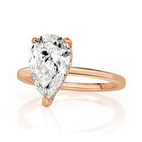 2.30ct Pear Shaped Diamond Engagement Ring
