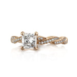 1.44ct Princess Cut Diamond Engagement Ring