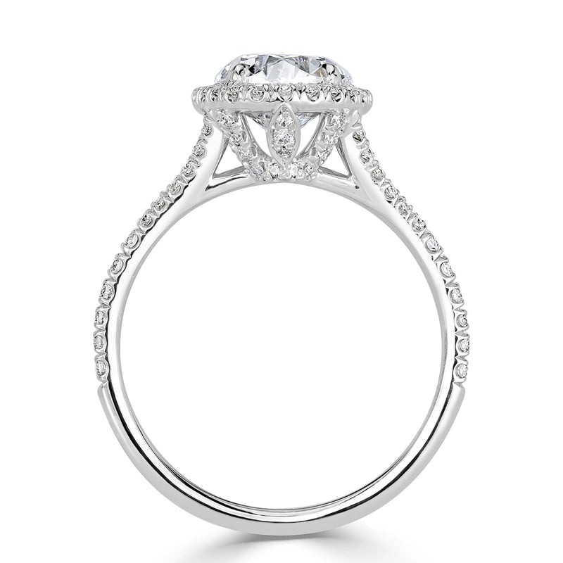 2.53ct Oval Cut Diamond Engagement Ring