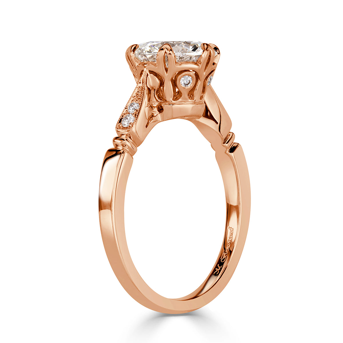 2.08ct Round Brilliant Cut Diamond Engagement Ring