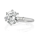 2.05ct Round Brilliant Cut Diamond Engagement Ring