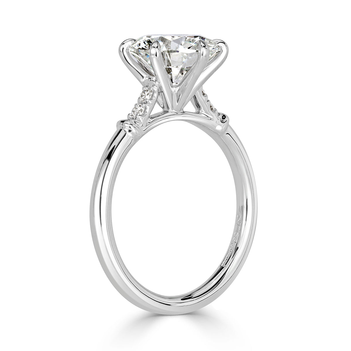 2.05ct Round Brilliant Cut Diamond Engagement Ring