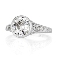 1.65ct Old European Cut Diamond Estate Engagement Ring