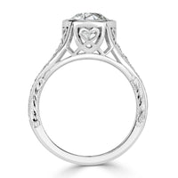 1.65ct Old European Cut Diamond Estate Engagement Ring