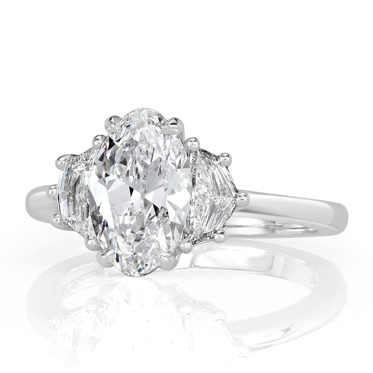 2.17ct Oval Cut Diamond Engagement Ring