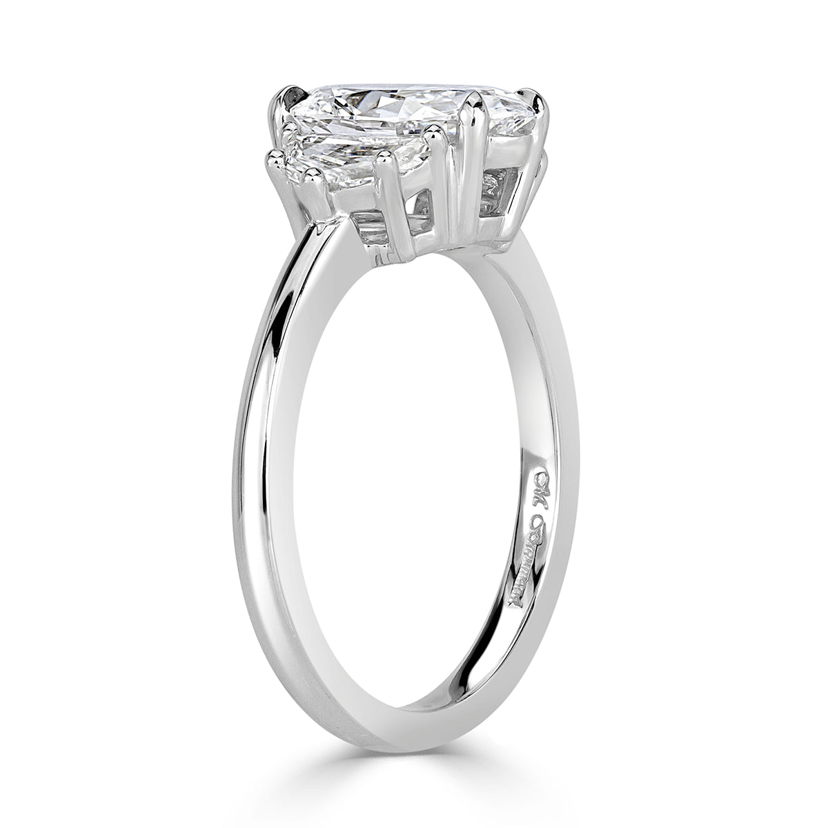 2.17ct Oval Cut Diamond Engagement Ring
