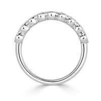 1.26ct Oval Cut Diamond Wedding Band
