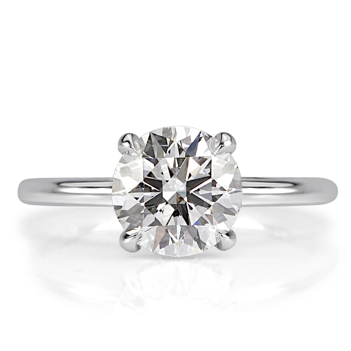 1.73ct Round Brilliant Cut Diamond Engagement Ring