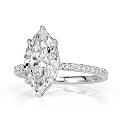 2.69ct Marquise Cut Diamond Engagement Ring