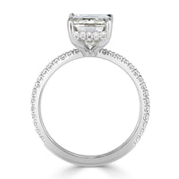 4.41ct Emerald Cut Diamond Engagement Ring