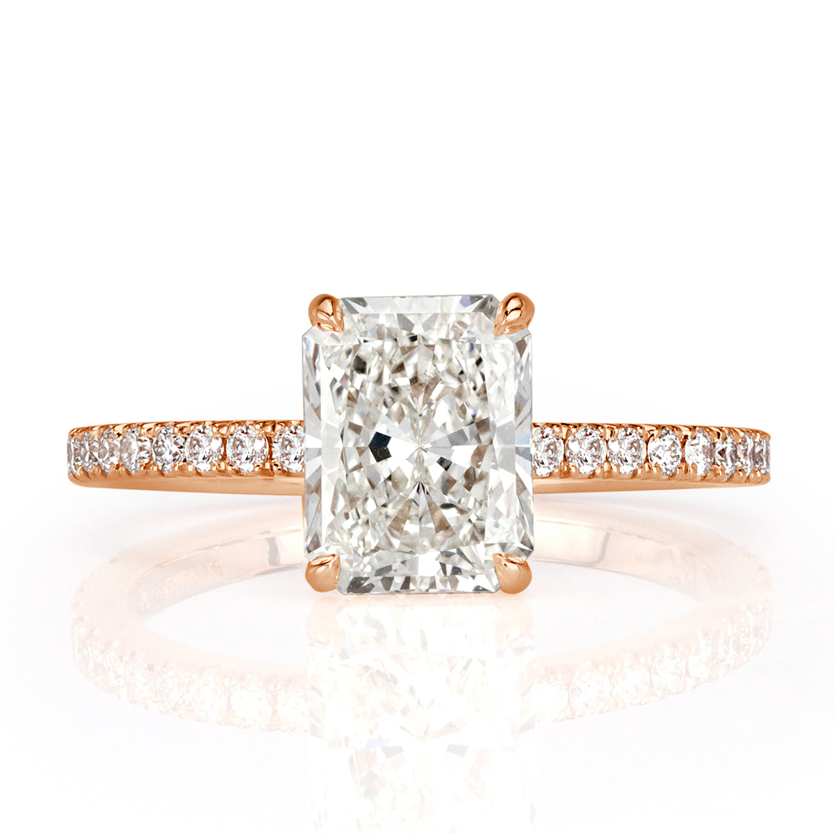 2.05ct Radiant Cut Diamond Engagement Ring